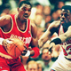 Hakeem Olajuwon was one of only four players to post a quadruple-double in an NBA game.
